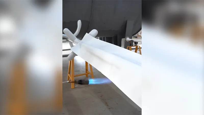 การบุ PTFE บนพื้นผิวเคลือบอีนาเมล
