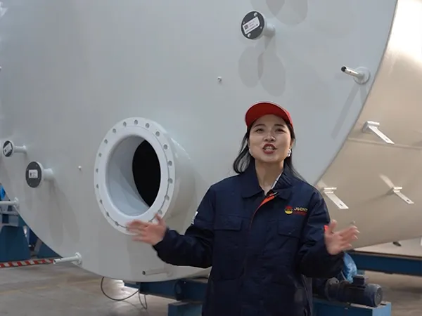 ถังเก็บกรดบุด้วย PTFE (ชั้นบุหนา 4 มม.)